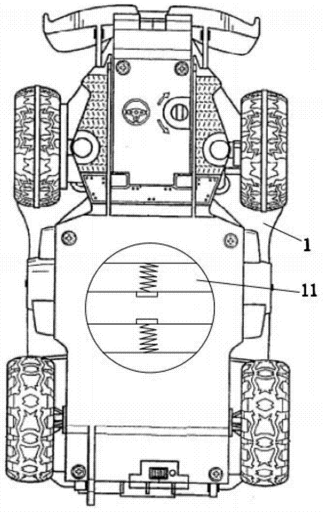 A mobile phone remote control toy car with video call function