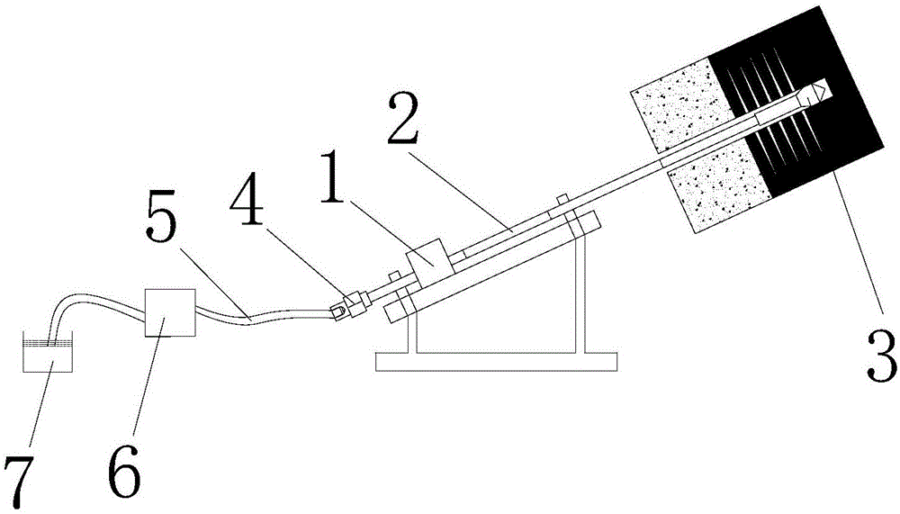 Ultrahigh-pressure hydraulic device integrating drilling, reaming and cutting