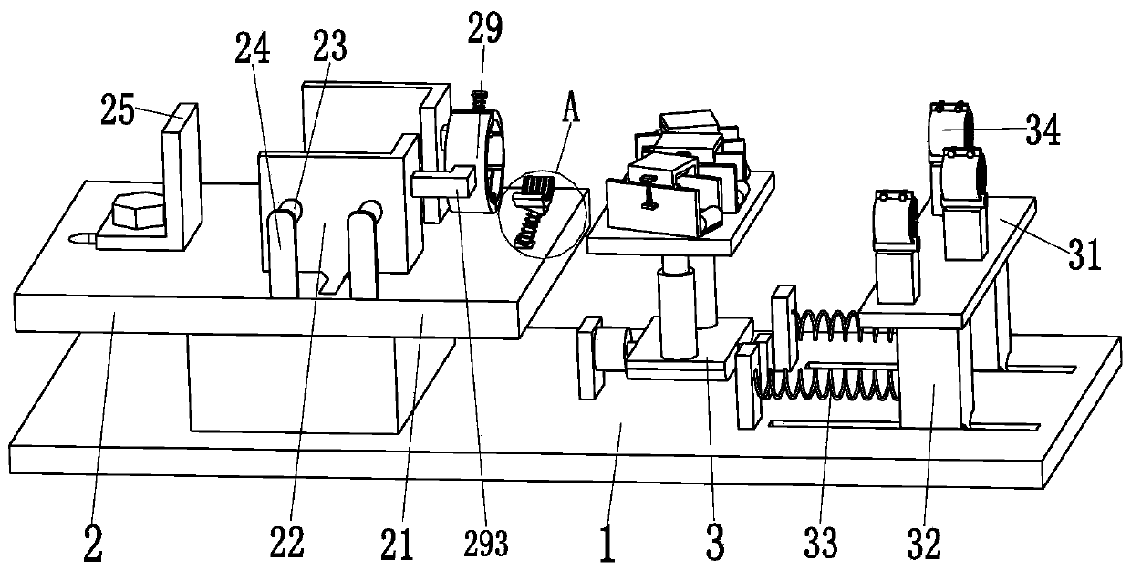 Detection and fixing device for multi-tube optical fiber light guiding bundle