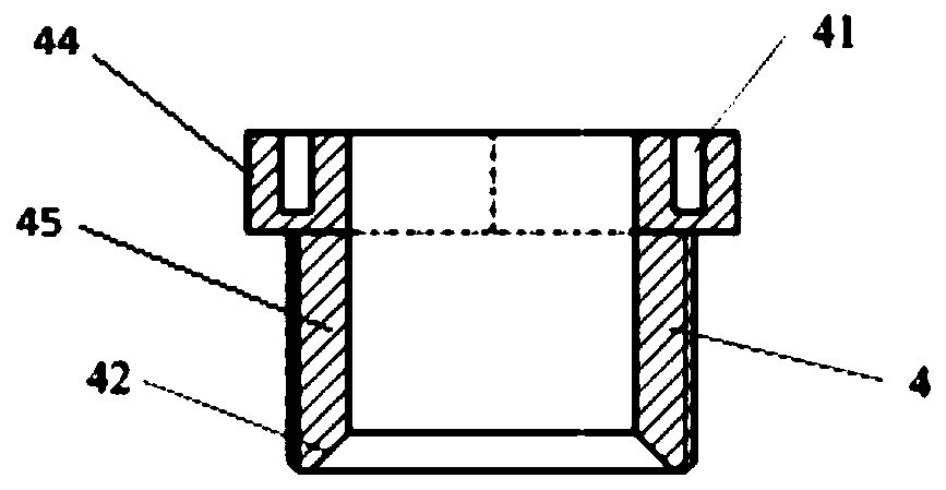 Threading cable centering device, S-shaped mechanical arm and application method of S-shaped mechanical arm