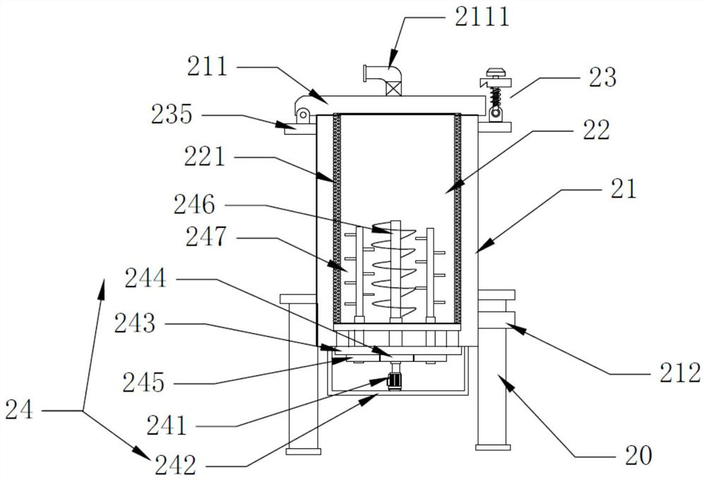 Quartz sand water milling wastewater recovery treatment device and working method thereof