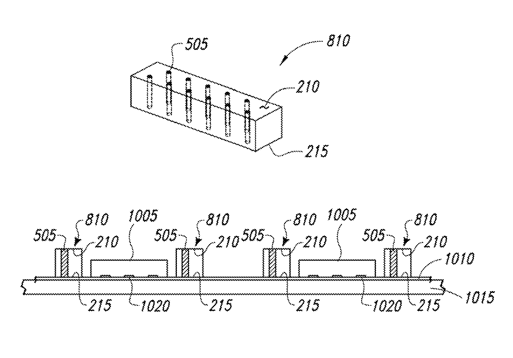 Embedded wafer level ball grid array bar systems and methods