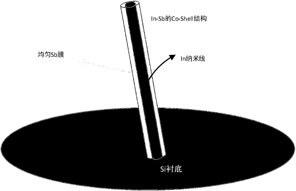 Preparation of InSb Nanowires and Manganese Doping Method Based on Multi-step Grazing Angle Deposition