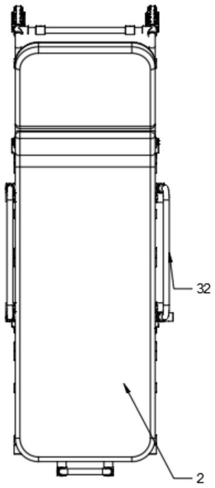 Anti-falling operating room bed