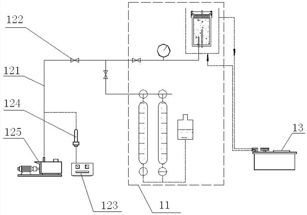 Simulation test method and device for inhibiting methane desorption effect by coal seam water injection