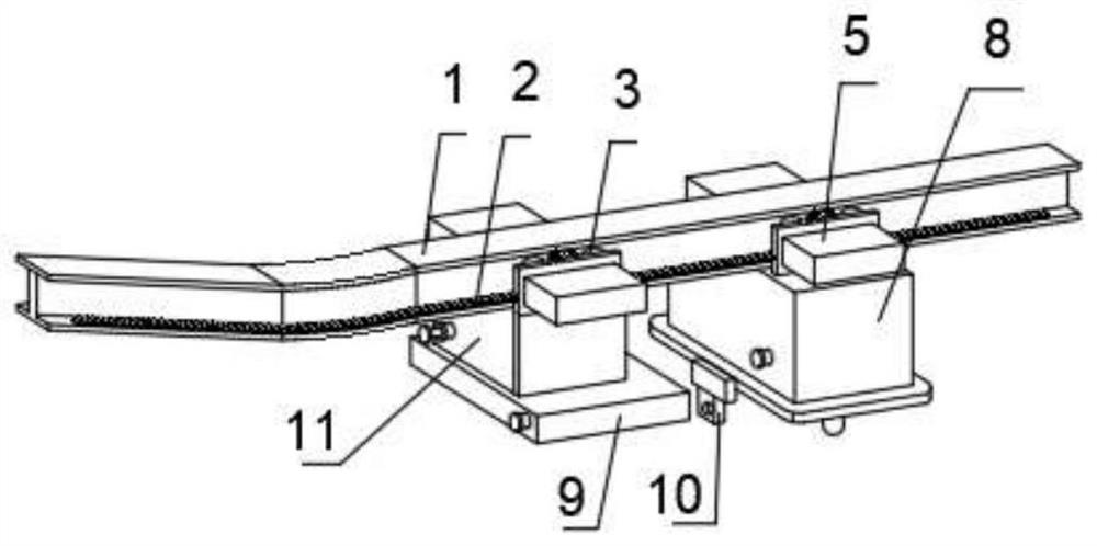 High-stability inspection robot for conveyor