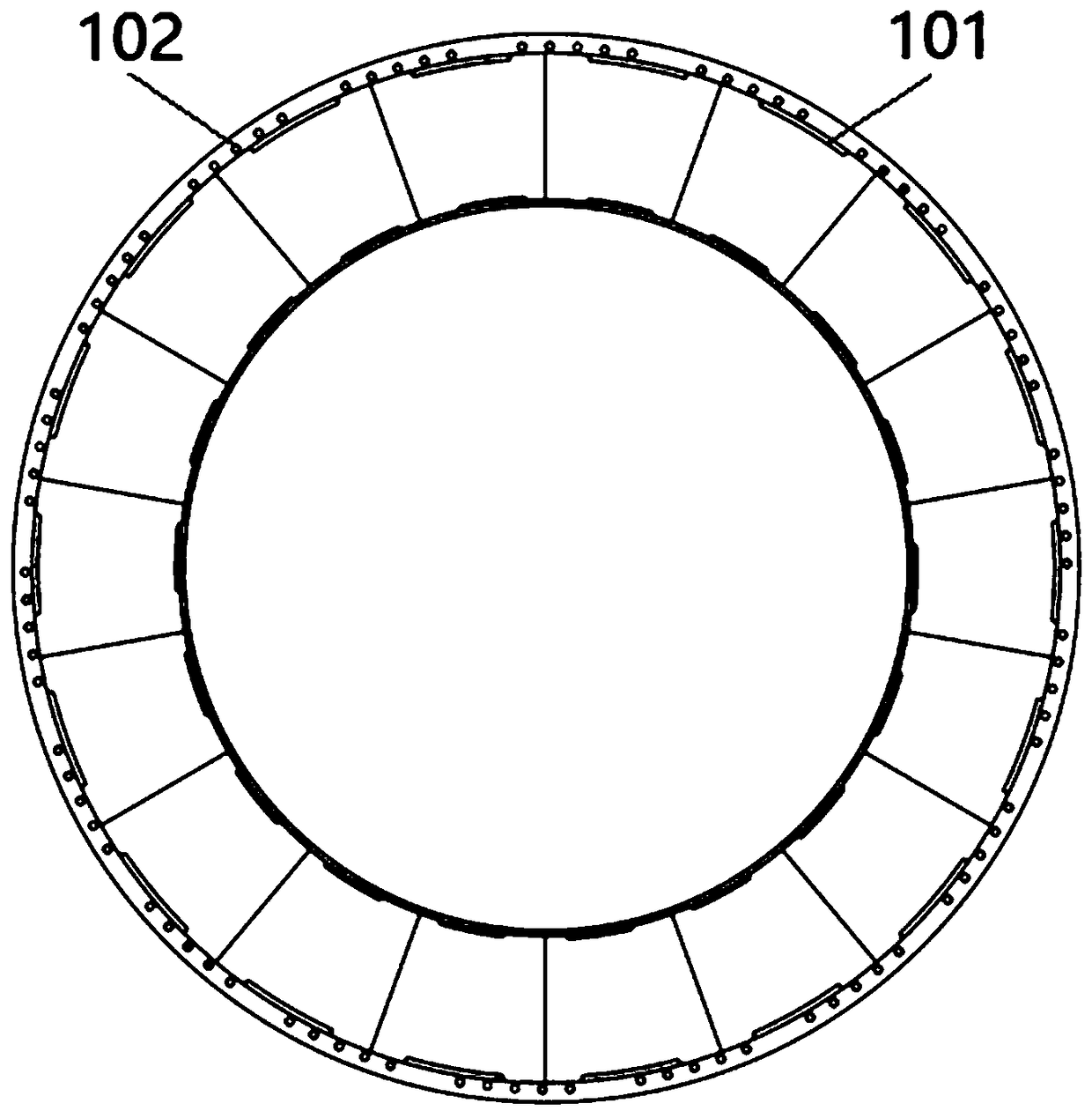 A gas turbine guide leading edge mounting edge structure and a gas turbine having the same