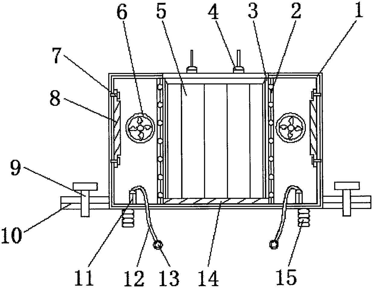 High temperature explosion-proof device of supercapacitor