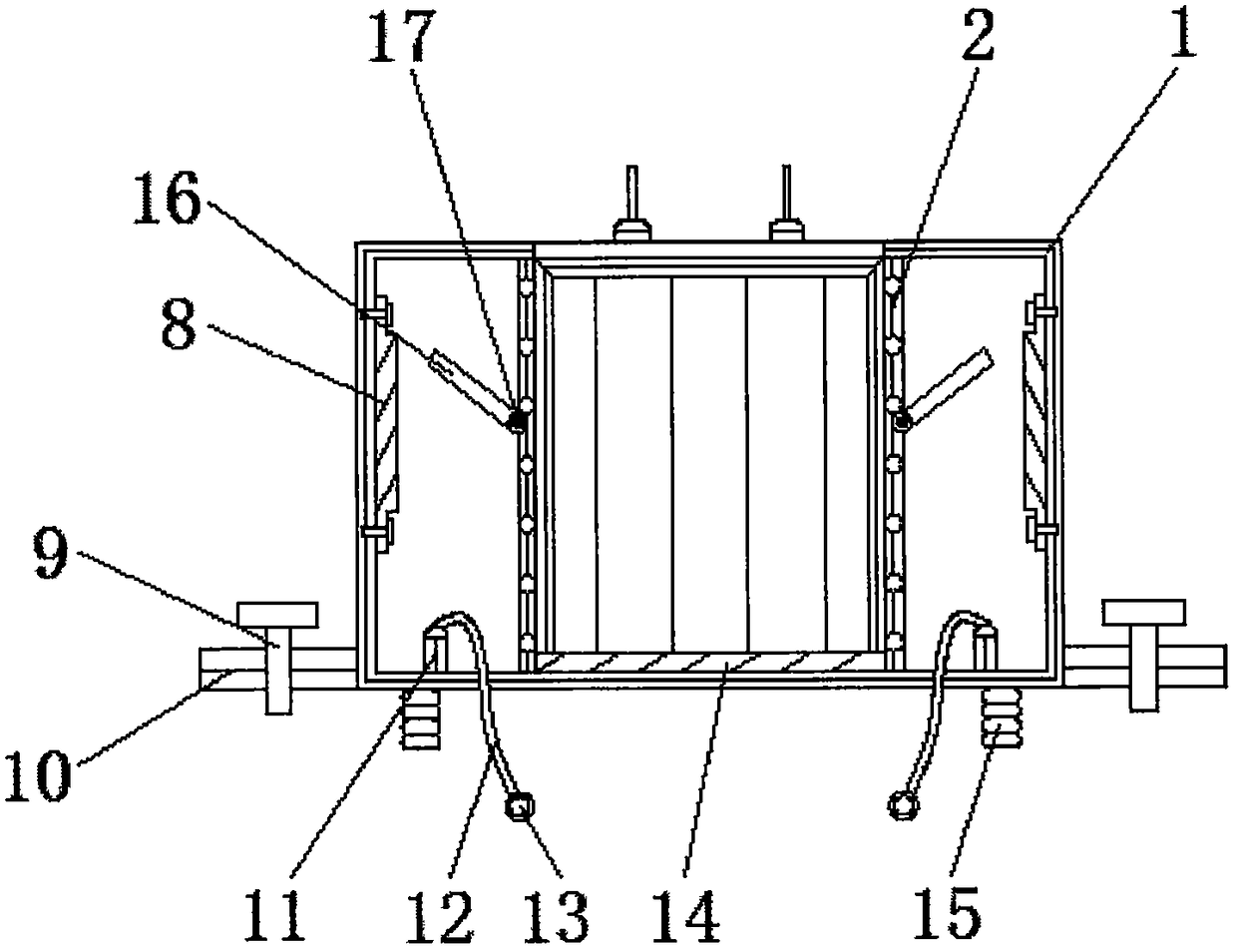 High temperature explosion-proof device of supercapacitor