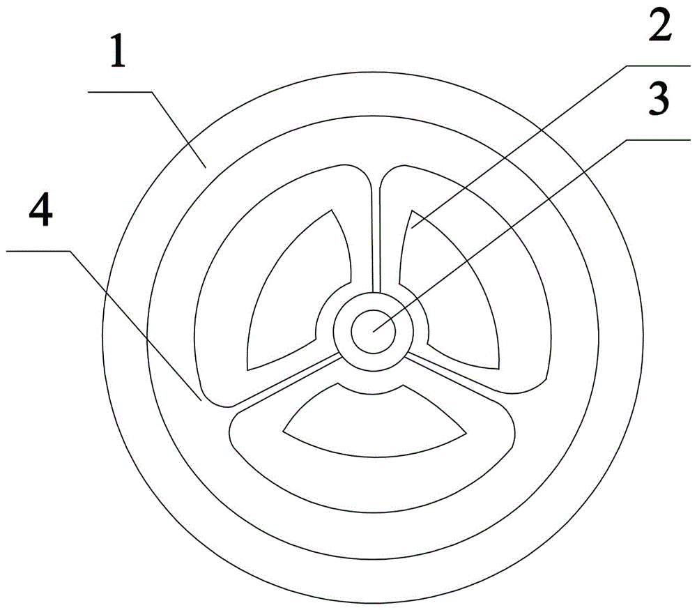 Continuous extrusion die for aluminum pipes