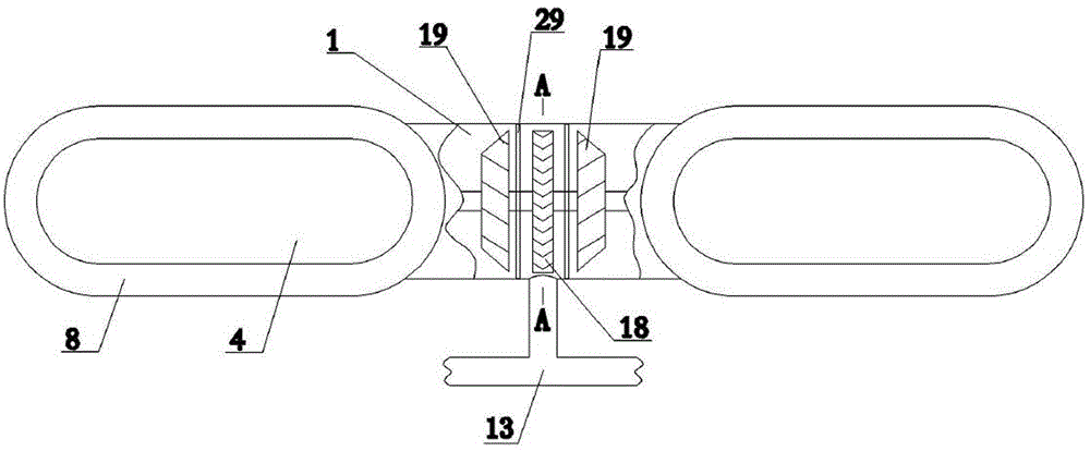 Mining roadway pneumatic dust-removing device