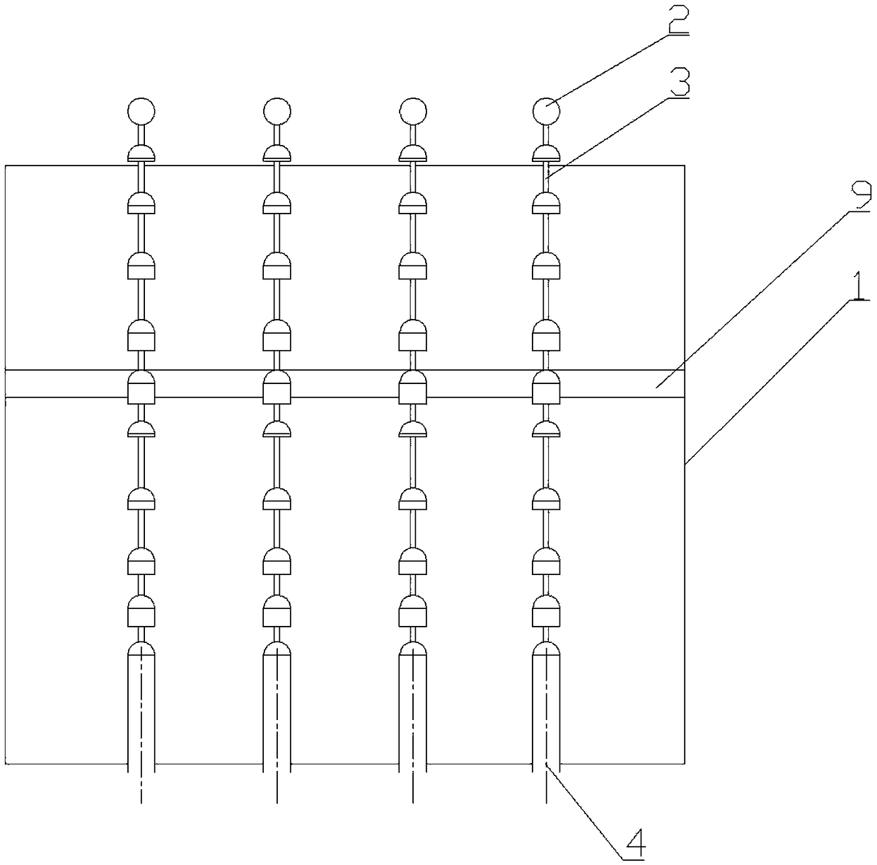 Rotary filler biological membrane reactor