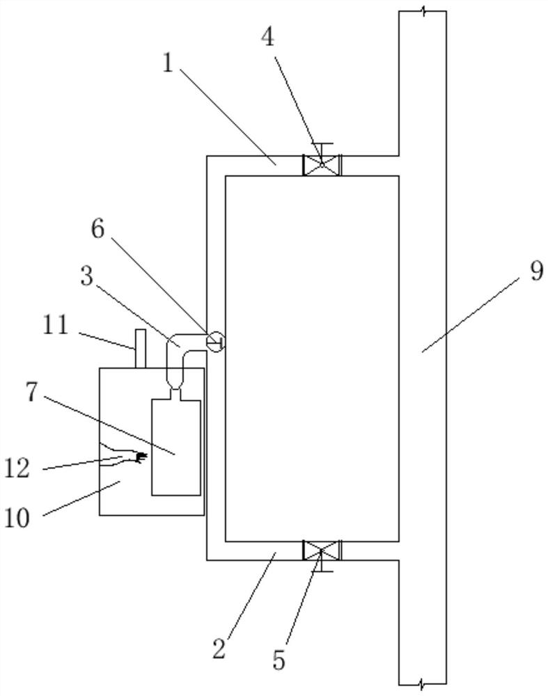 Titanium tetrachloride sampling device and method