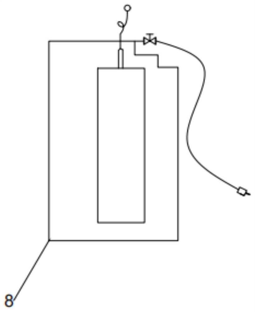 Titanium tetrachloride sampling device and method