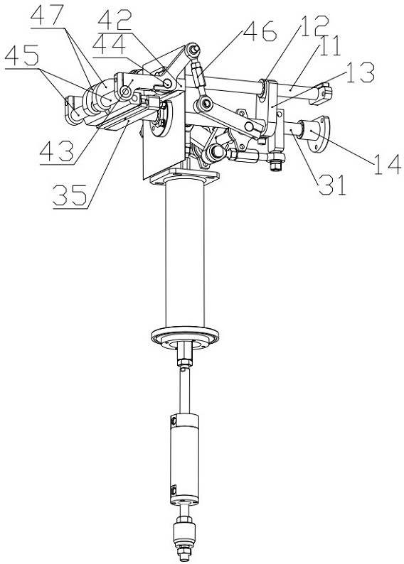 Heat sealing mechanism of packaging machine