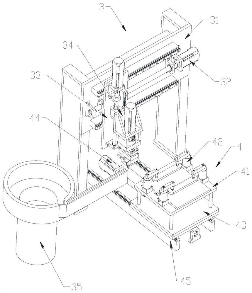 Automatic ironing and hot-pressing button set-in machine