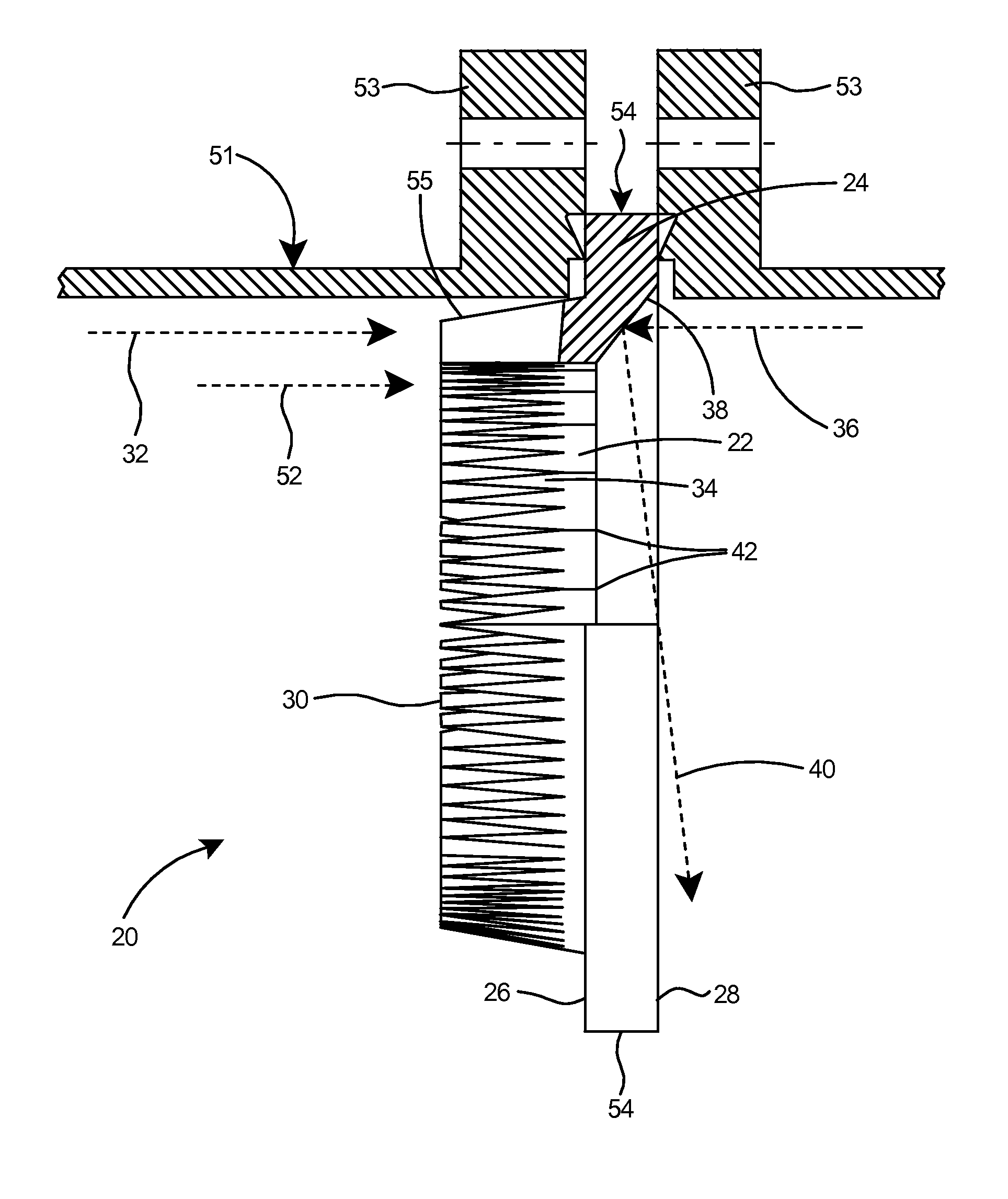 Absorber for terahertz radiation management