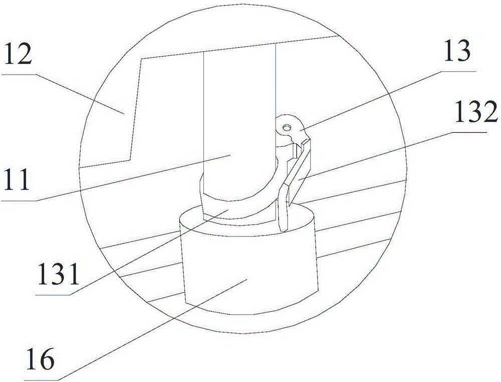 Feeding clamping double-adjusting device