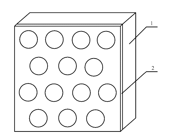 Middle-infrared waveband transmission type sub-wavelength metal grating