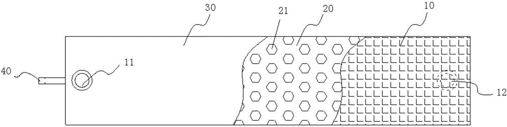 Indoor unit humidifying structure and air conditioner indoor unit provided with same