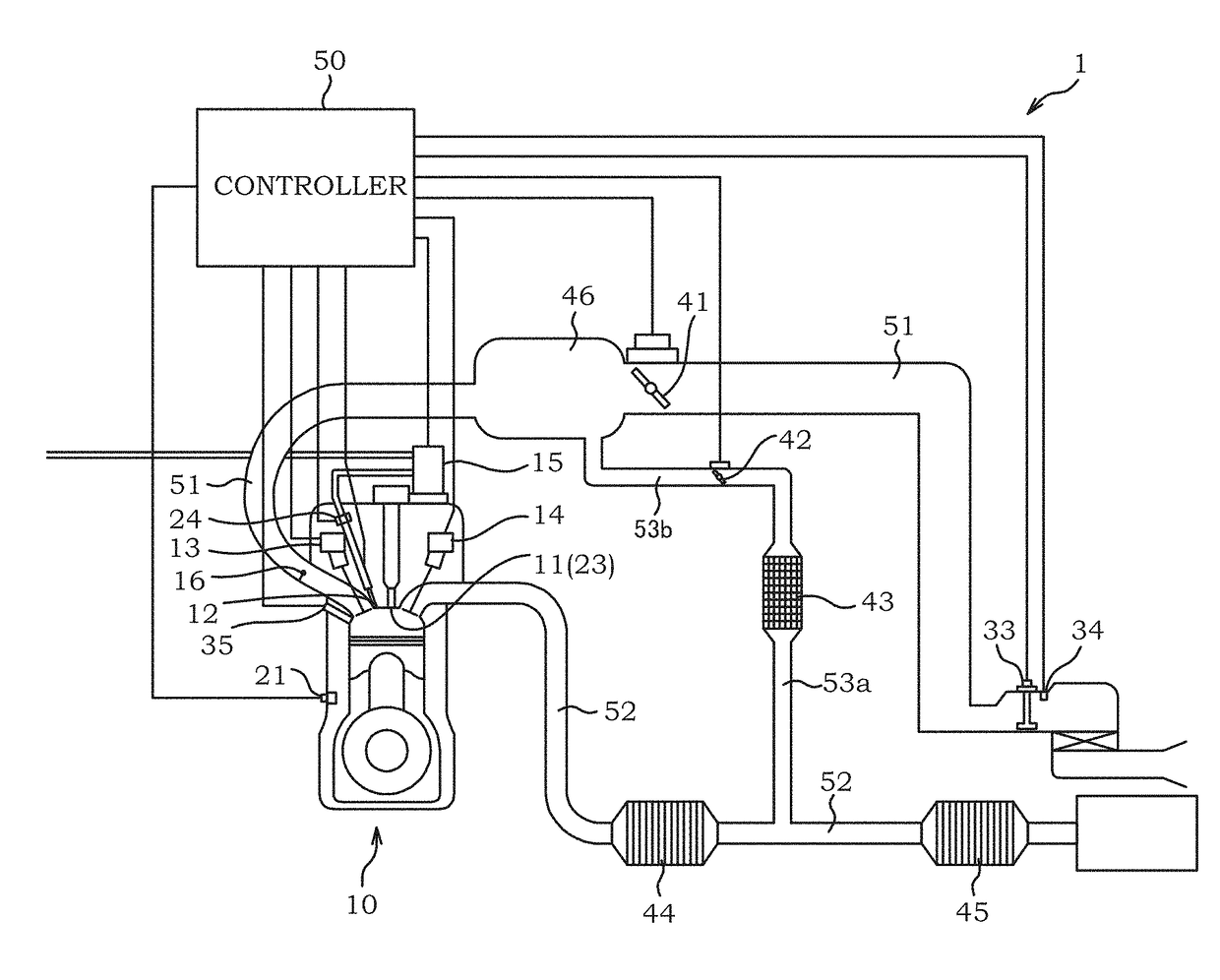 Control method and control device of internal combustion engine