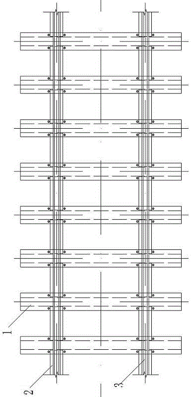 FRP framework type rail sleeper structure