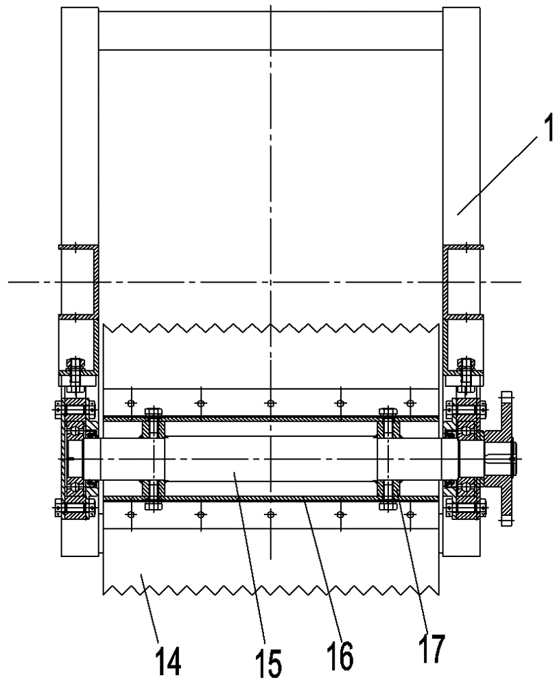 Channel device of cane harvester