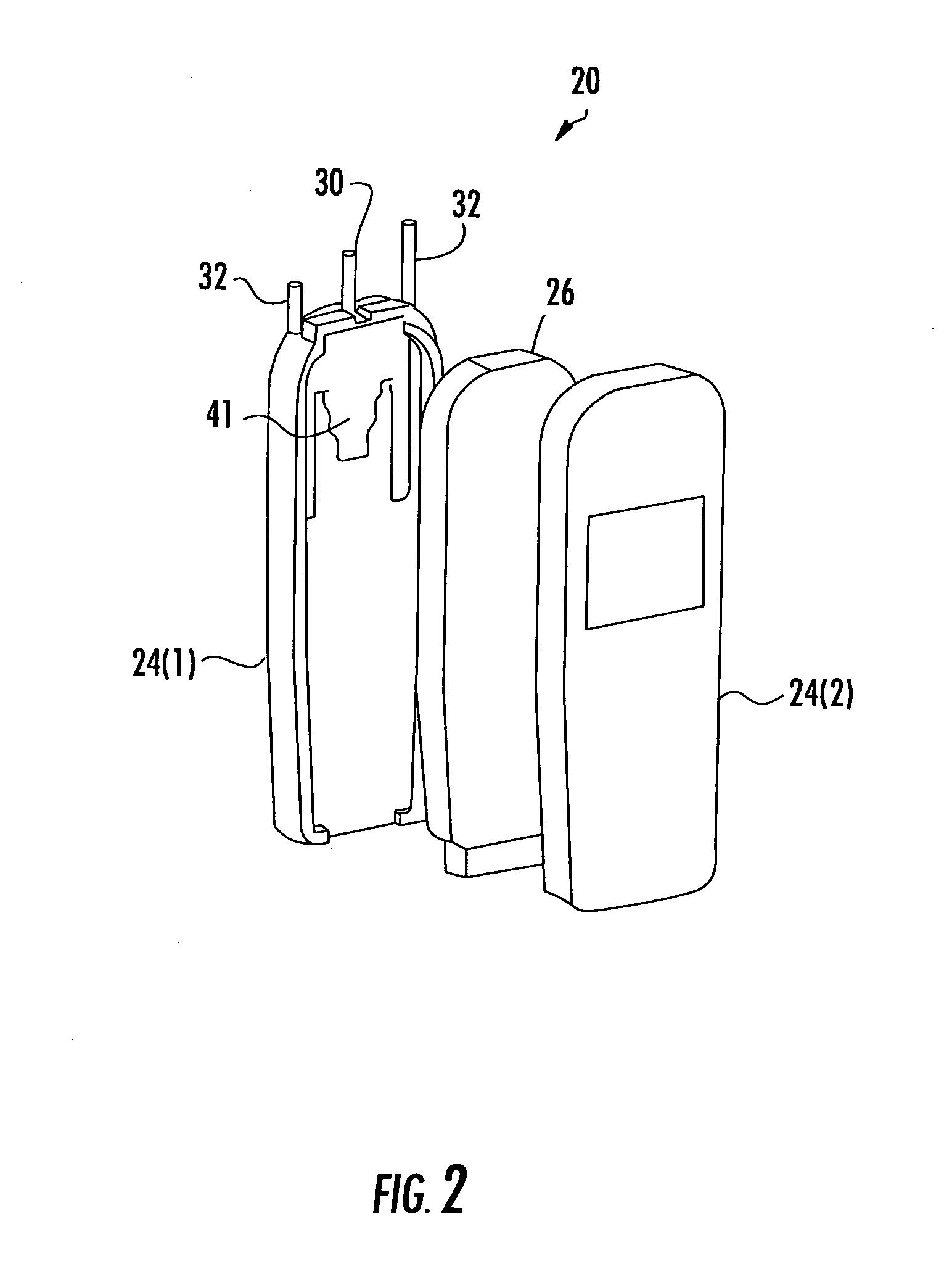 Broadband smart antenna and associated methods