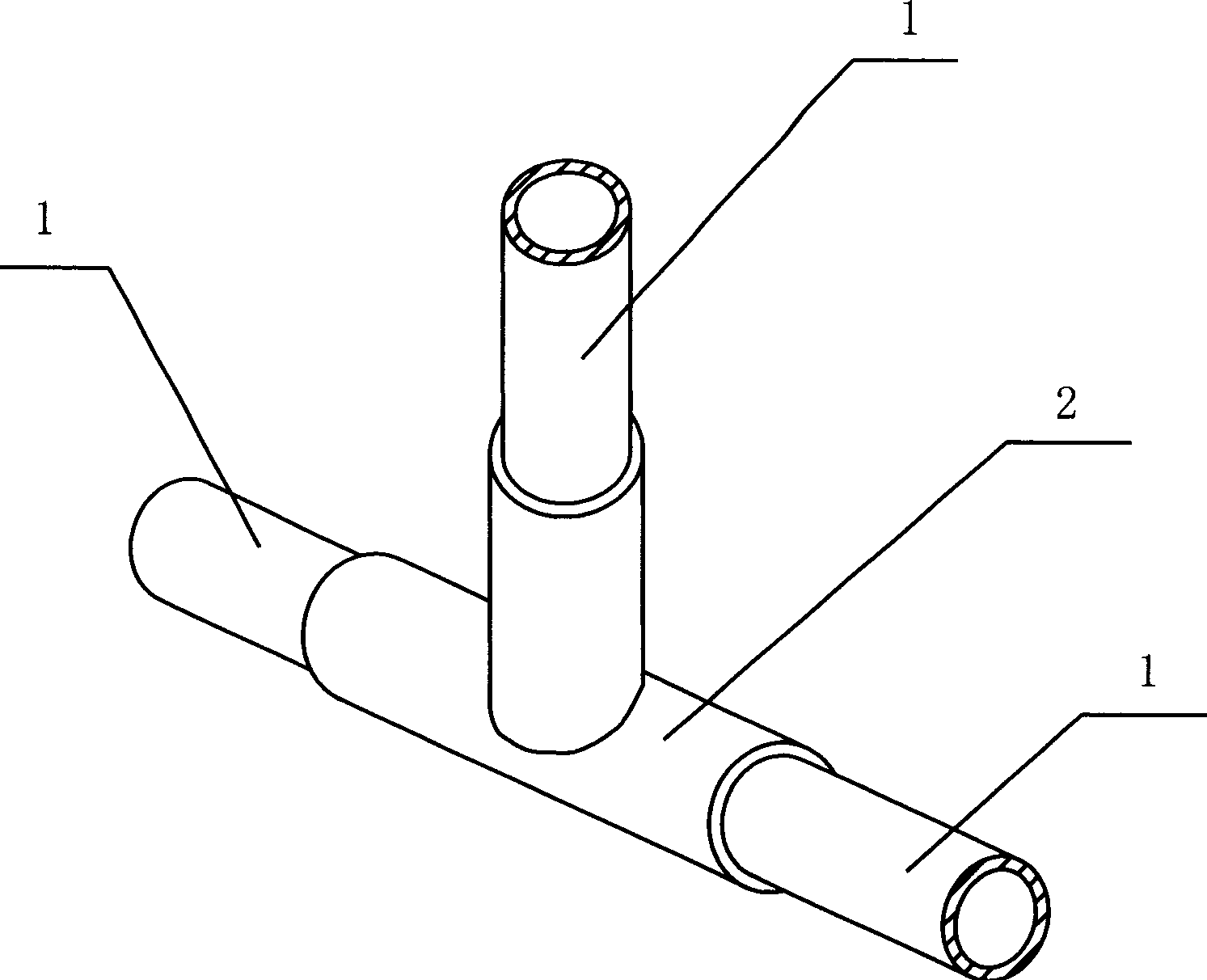 Manufacturing method of integrally shaped pipe having connecting part