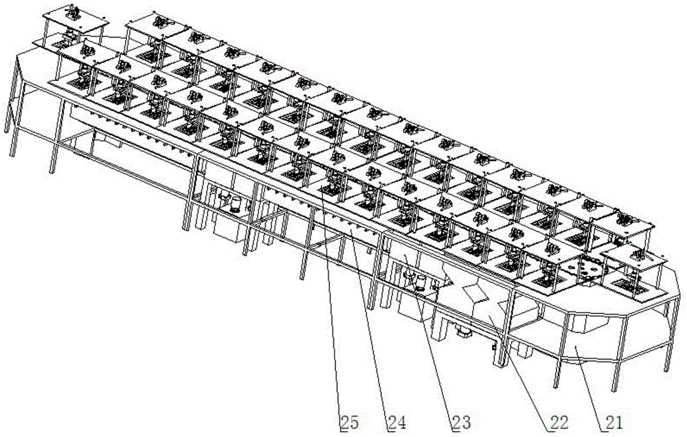 Multi-station full-automatic combined processing system and processing technology for cement shoes