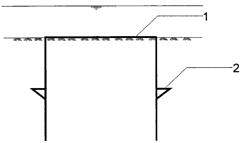 Tube-shaped foundation structure with force bearing ring