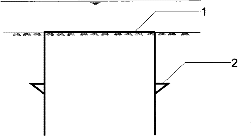 Tube-shaped foundation structure with force bearing ring