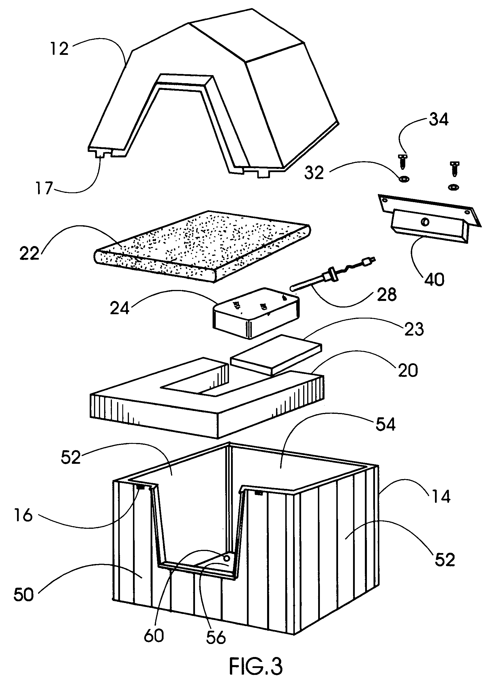 Heated pet enclosure