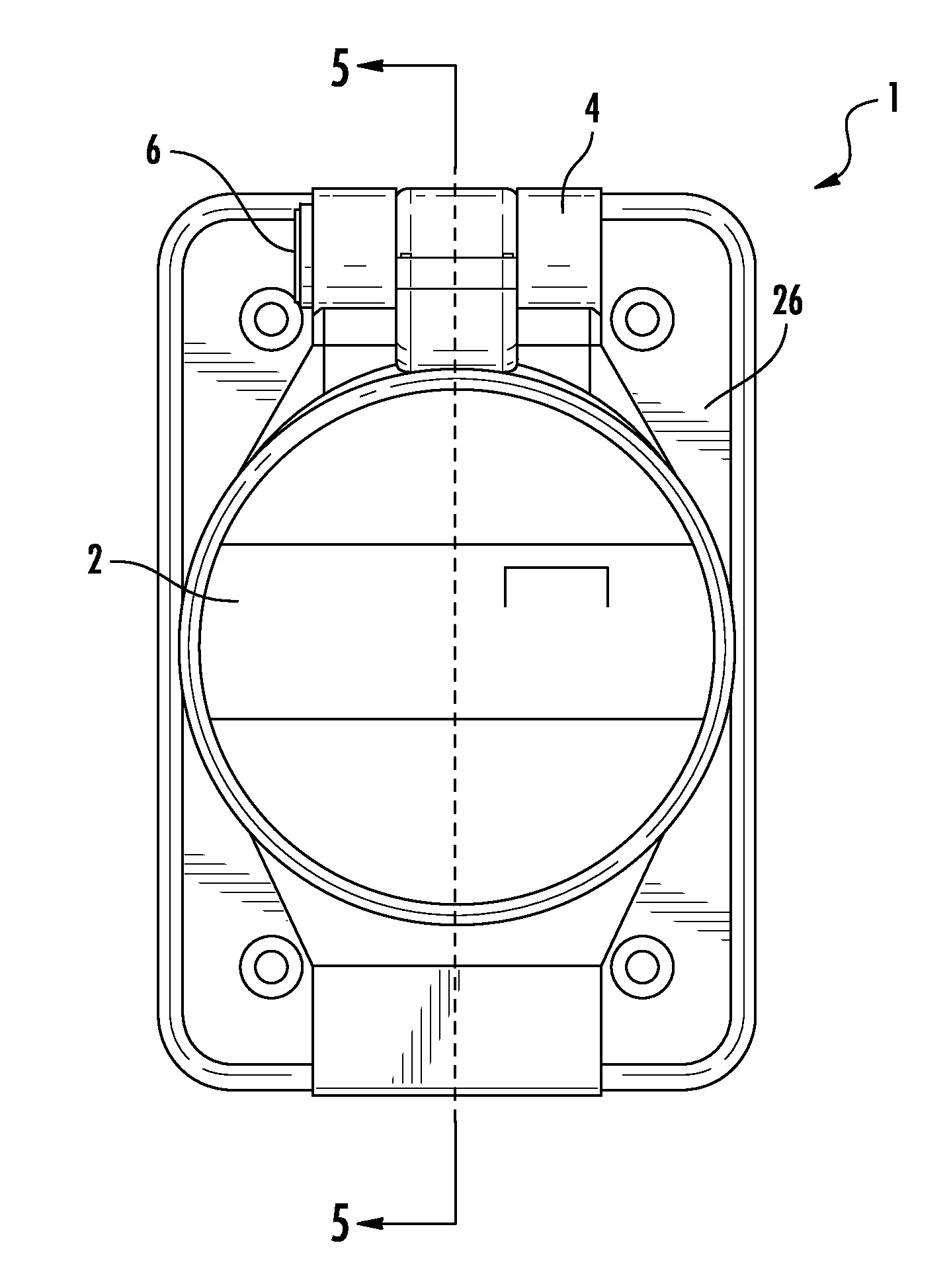 Weather resistant flip lid cover with improved sealing arrangement