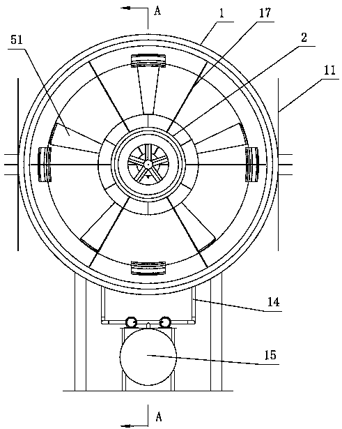 Straight-through type narrow-pipe wind collecting wind power generation system