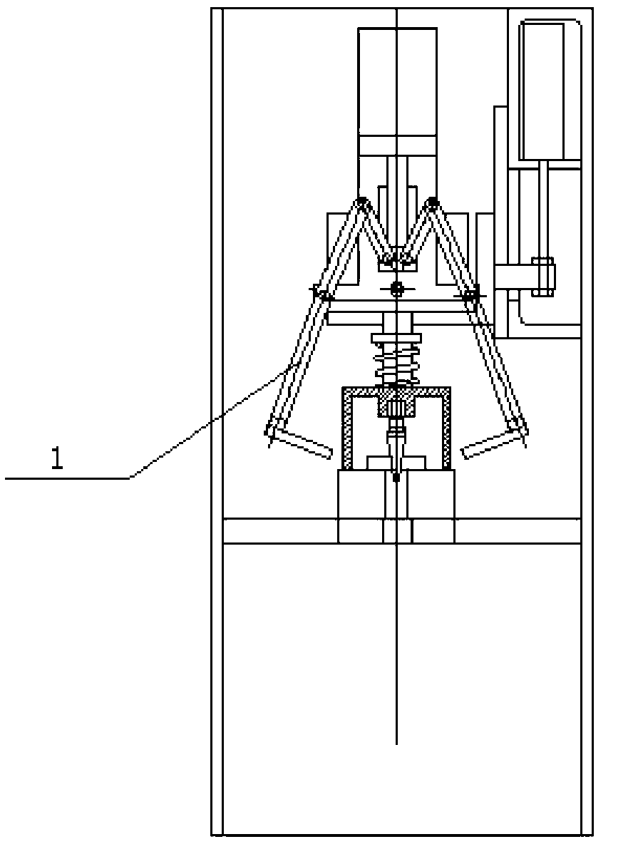 Automatic assembling tightening machine for special glass bottle and bottle cap