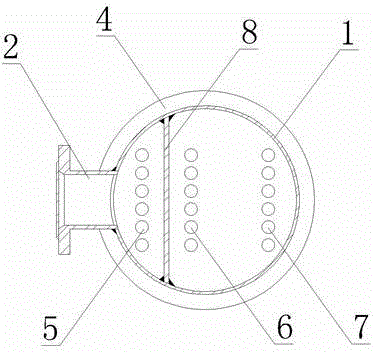 Evaporator heat exchanger tube box welding structure and manufacturing method