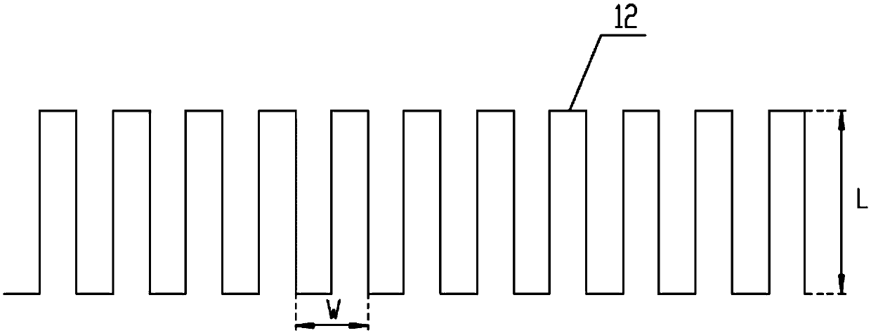 A single row time grating linear displacement sensor