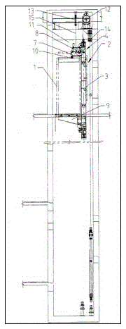 Backpack type car frame system for elevator