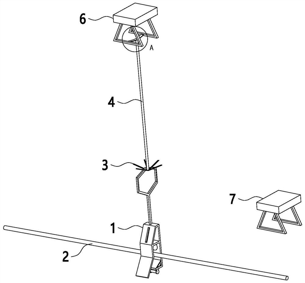 A system and method for accurately hanging double tackles based on drones