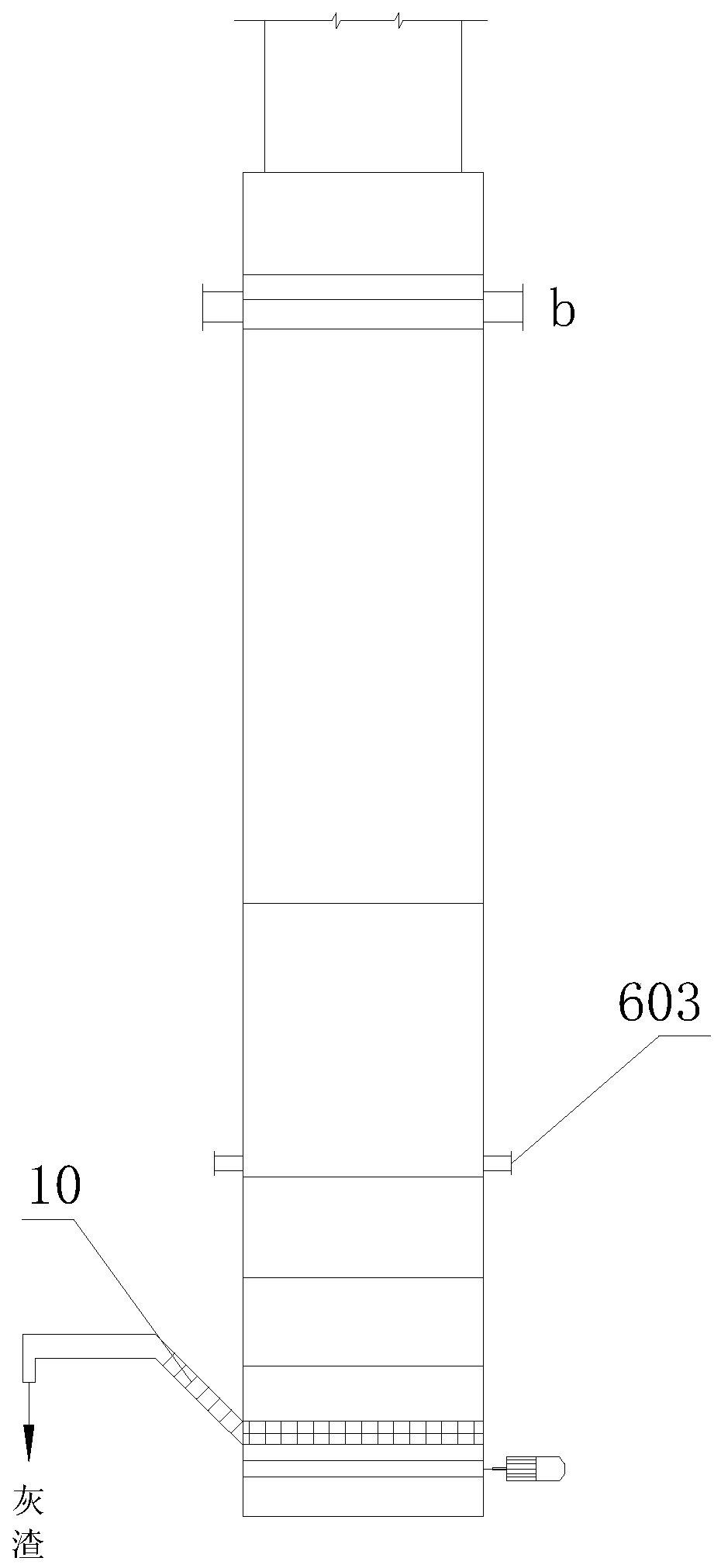 Integrated pyrolysis and gasification device for seed coal and integrated pyrolysis and gasification method for seed coal