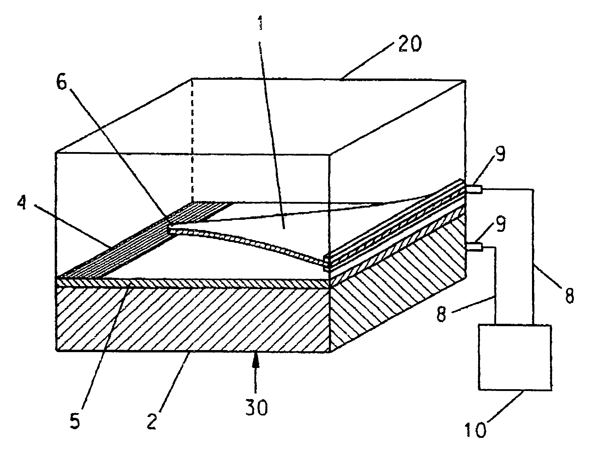 Closely spaced electrodes with a uniform gap