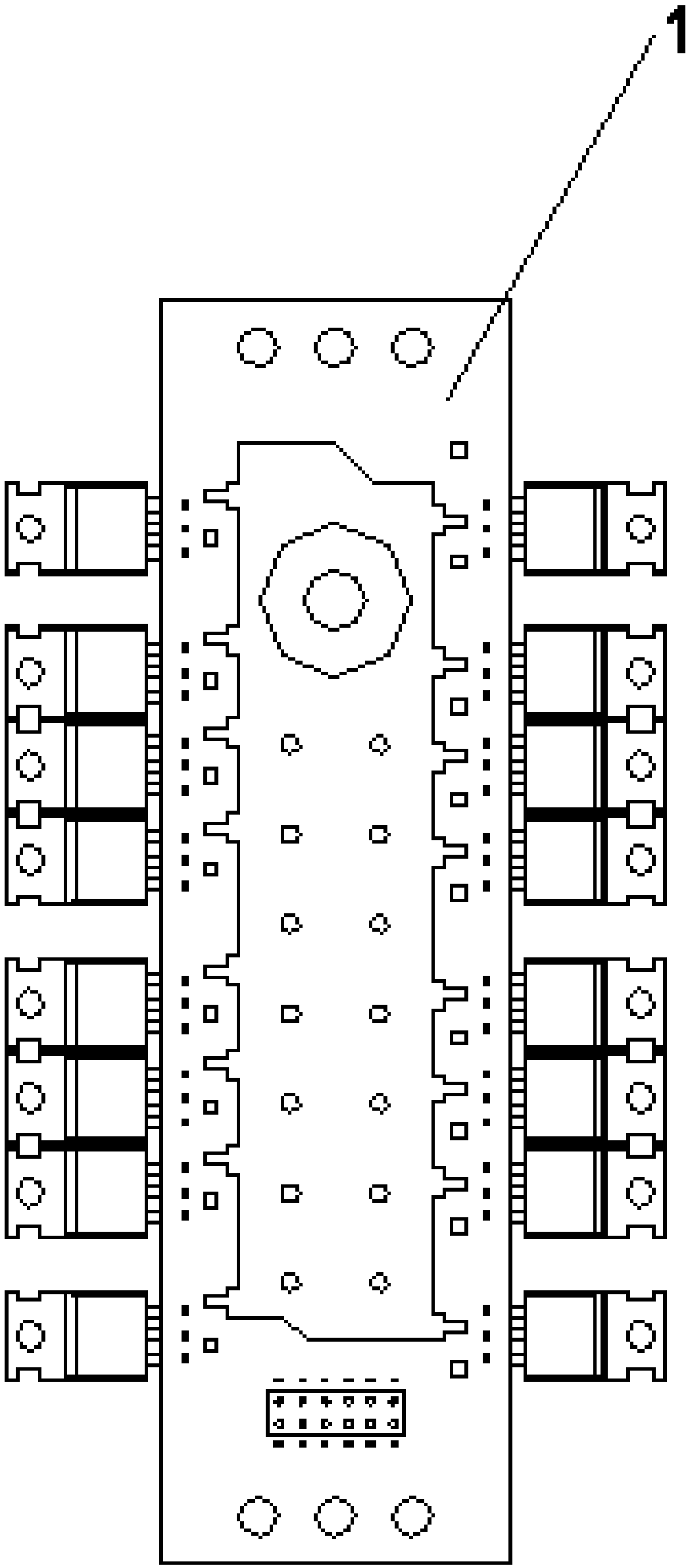 Novel structured half-bridge module