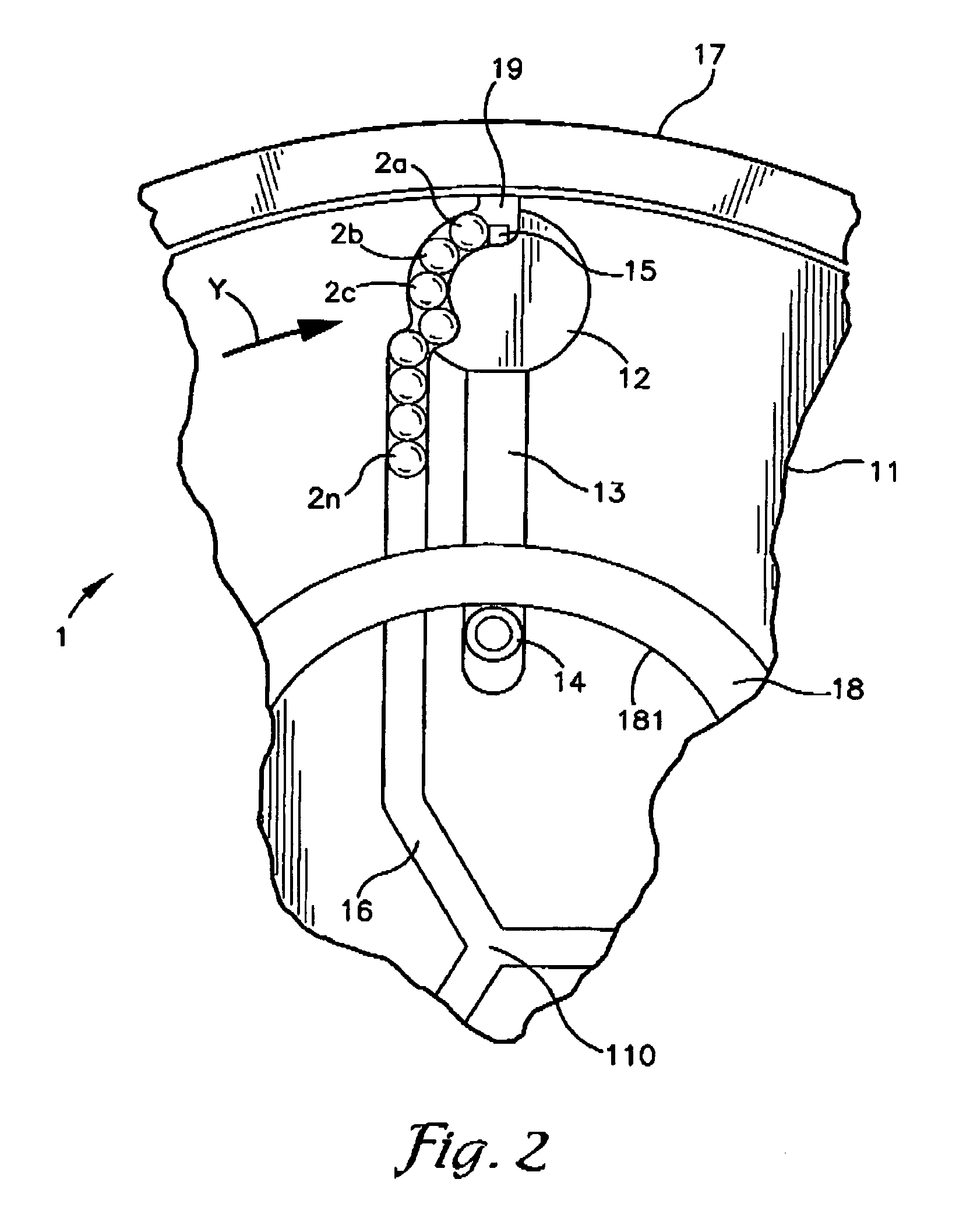 Trigger controlled release of controlled numbers of projectiles at each of controlled number of instances per revolution in a centrifugal propulsion weapon