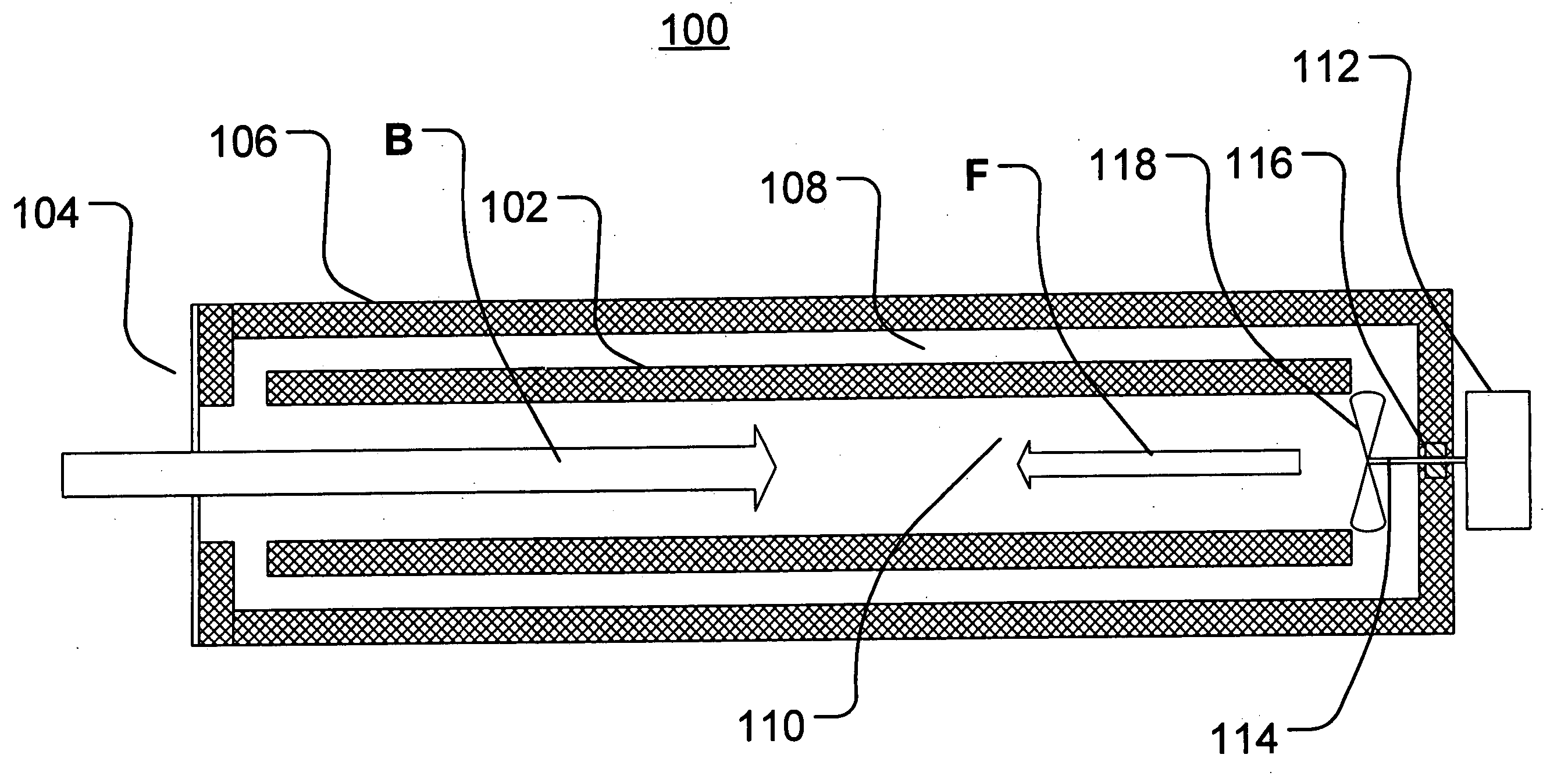 Forced convection target assembly