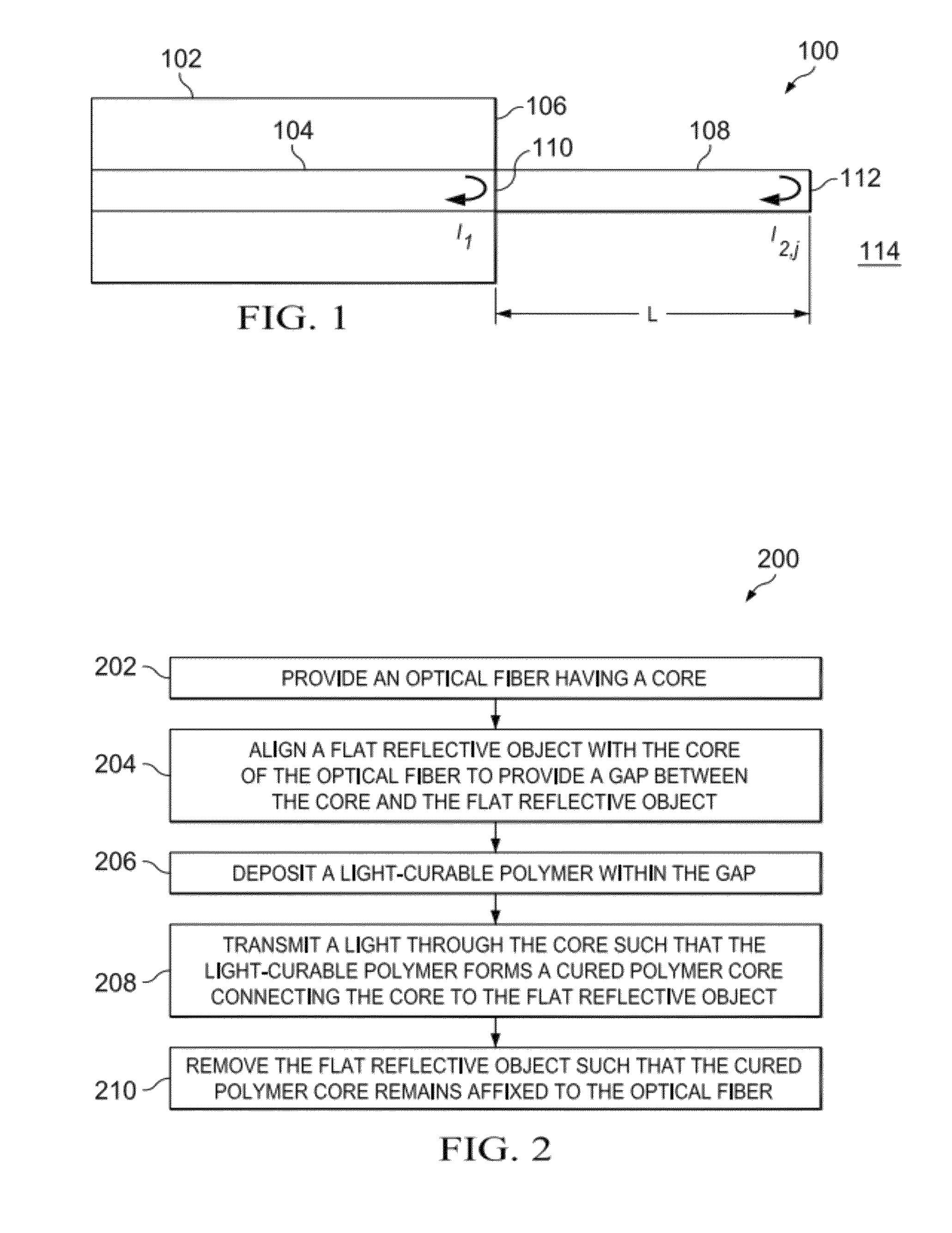 Optical fiber based polymer core sensor