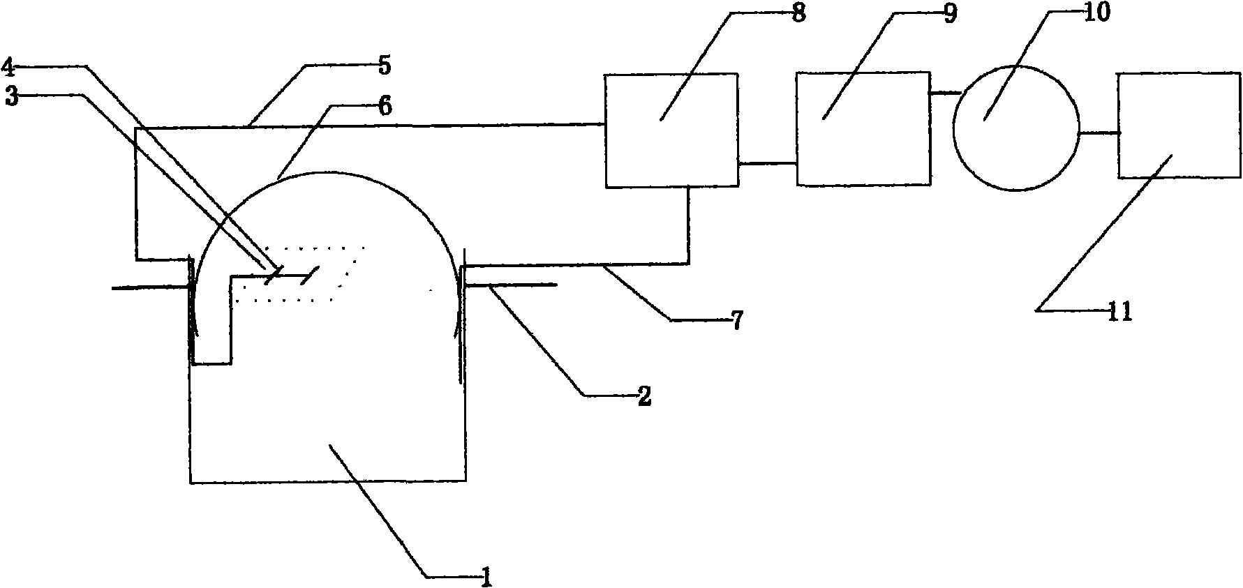 Non-pressure biogas generating pit