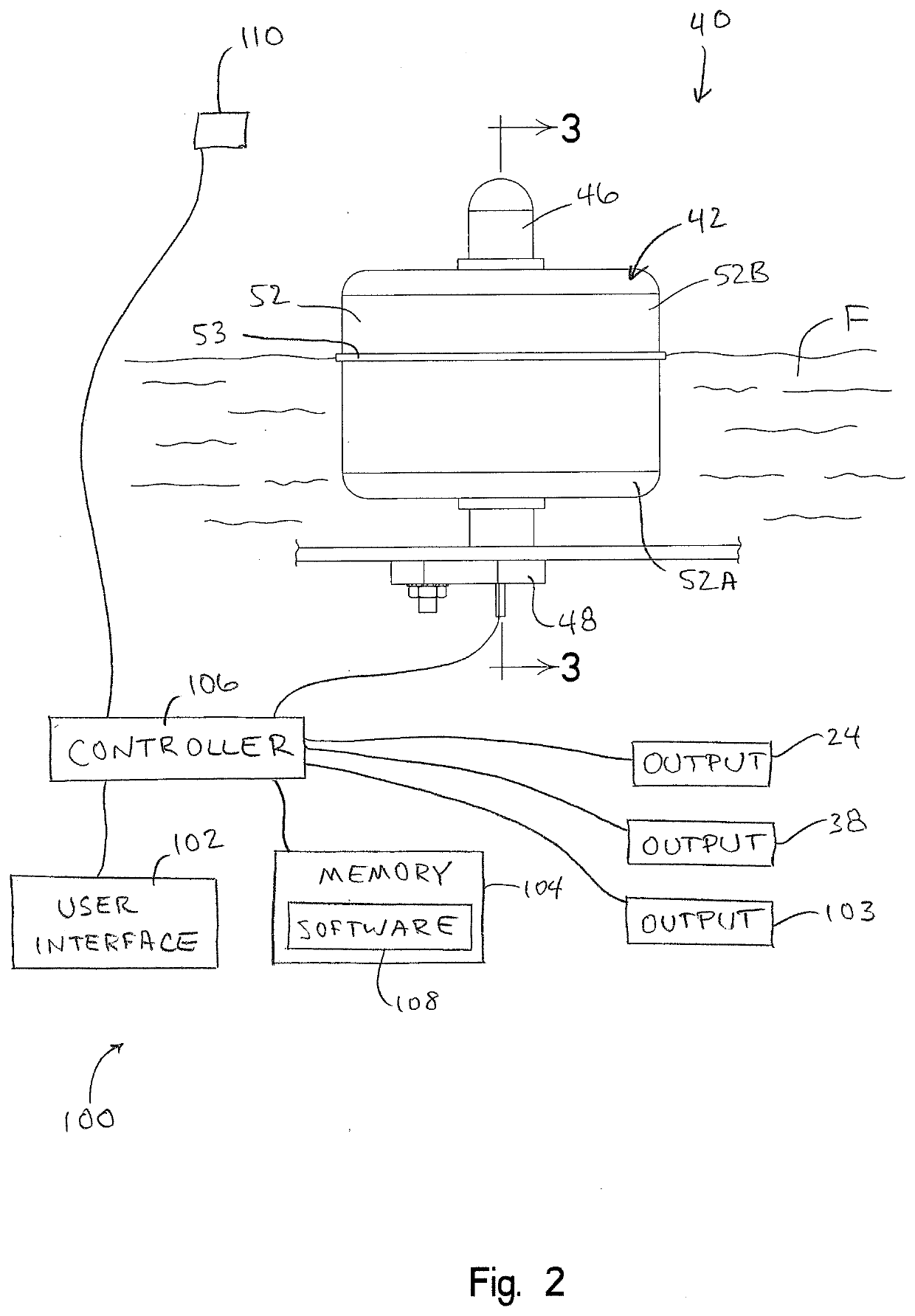 Monitoring with a radially magnetized magnet and hall effect sensor