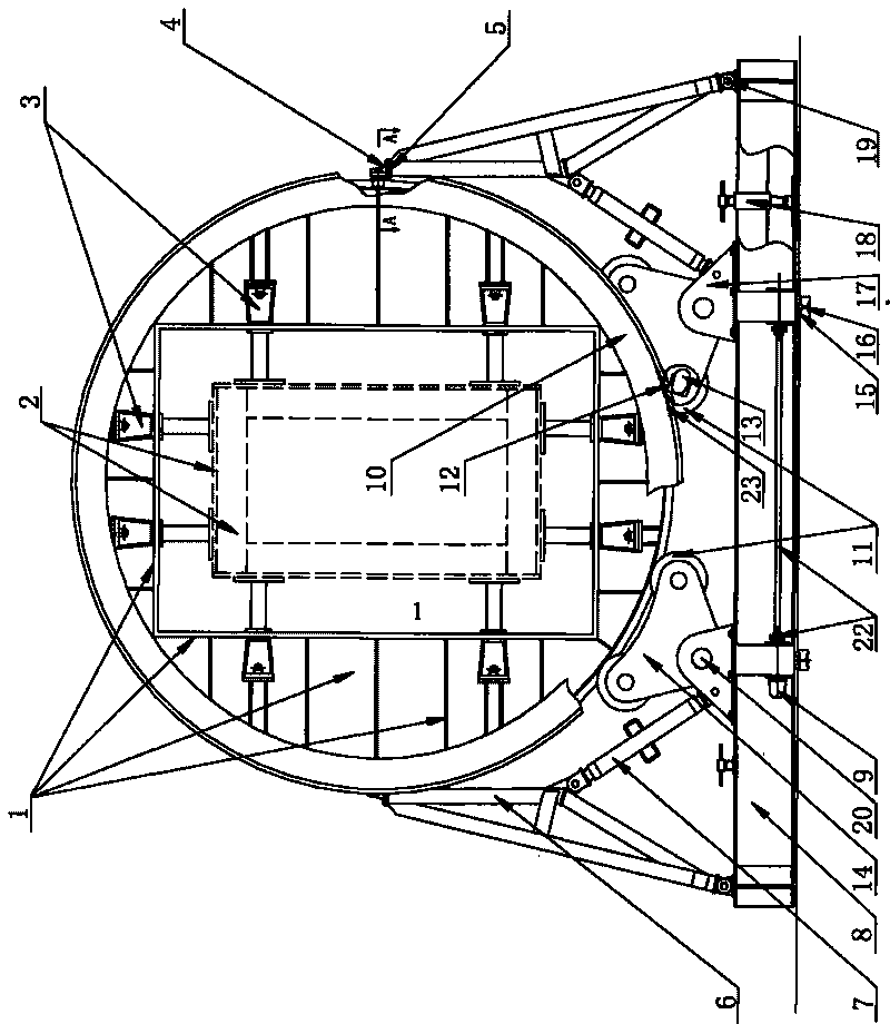 Rotator for welding box-shaped structural member