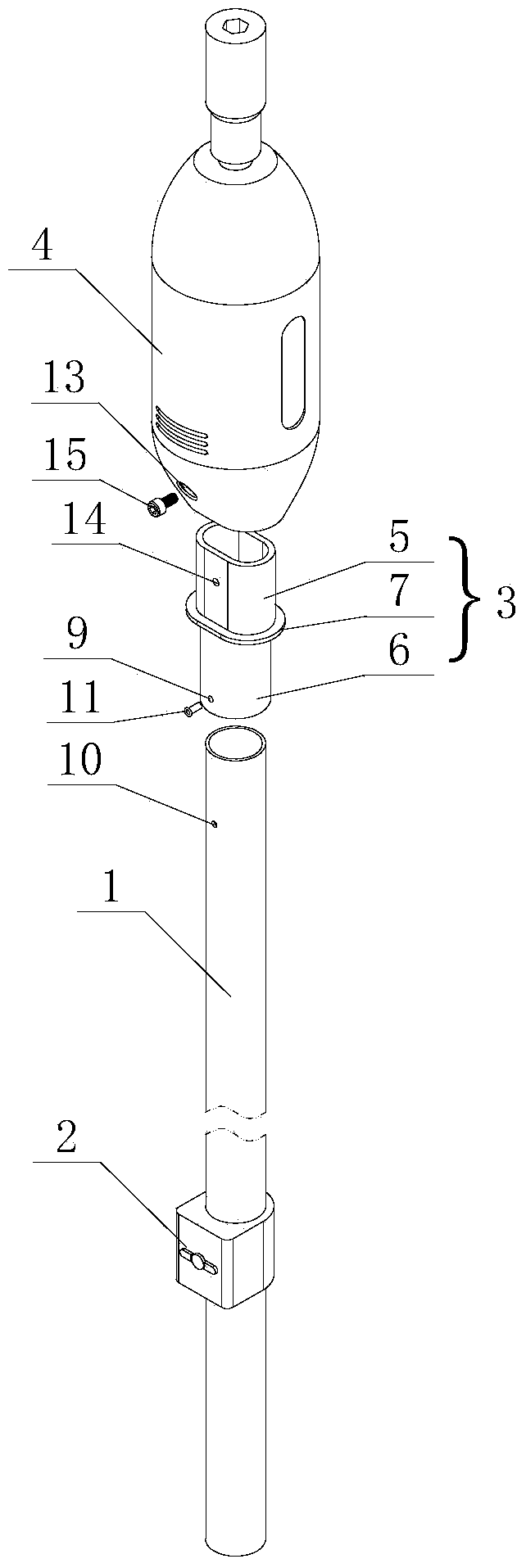 Electric insulation operating rod